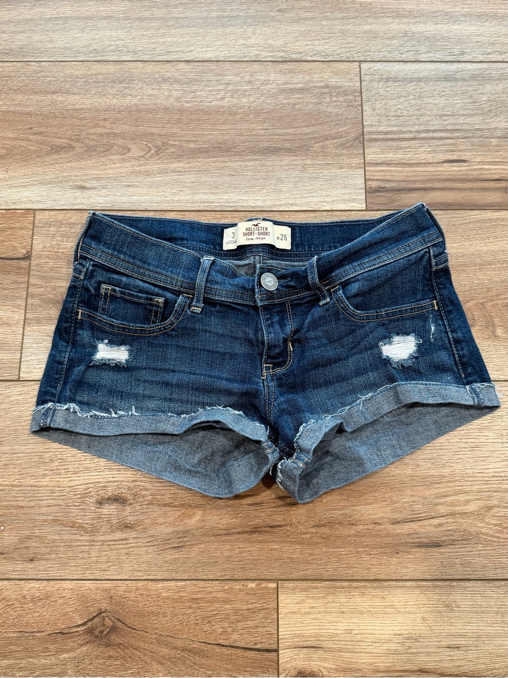 Hollister Y2K Low Rise Micro Short Shorts Size 3 / 26
